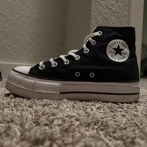 Black Platform Converse